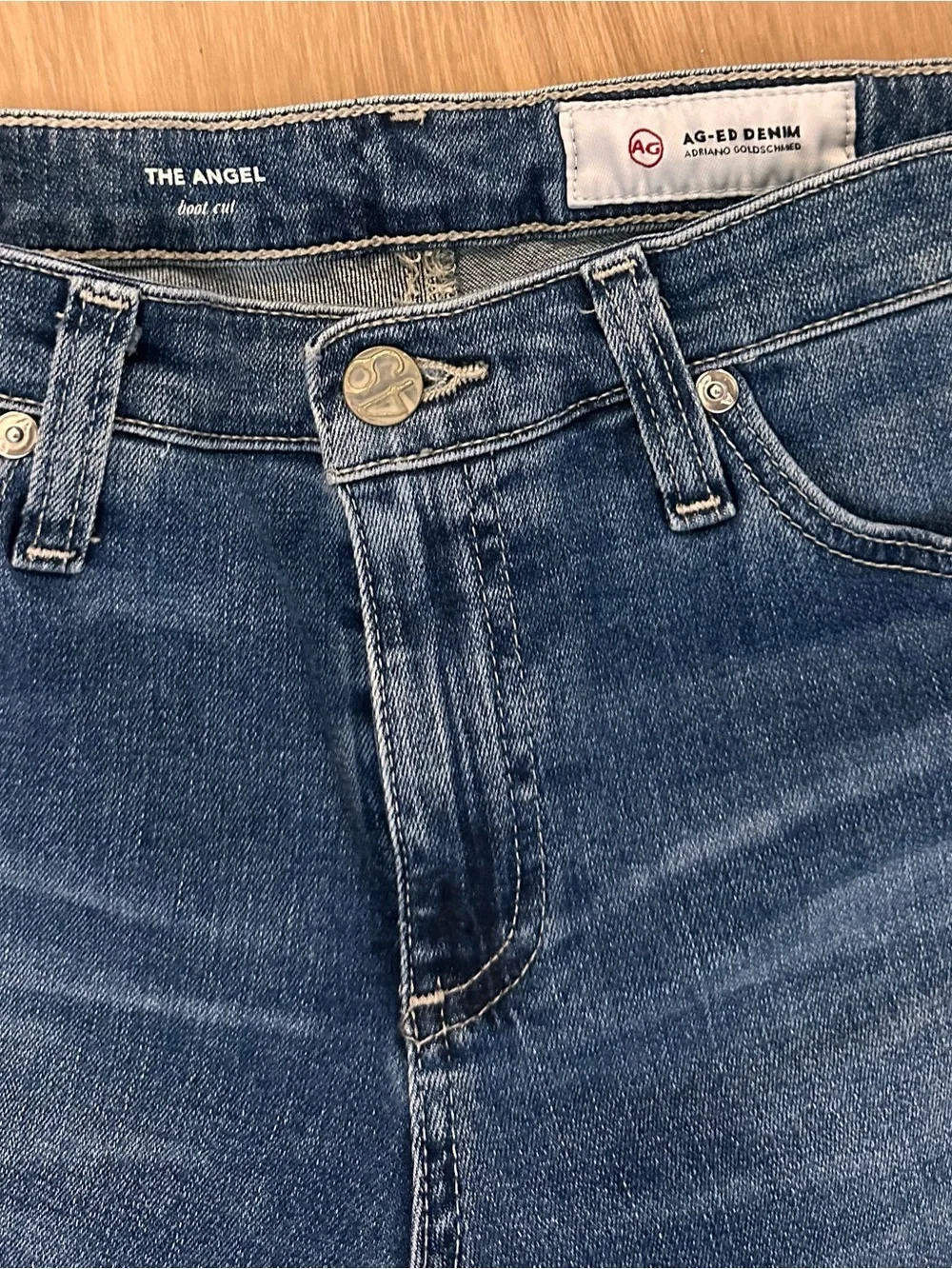 AG Adriano Goldschmied Dark Blue Flare Jeans